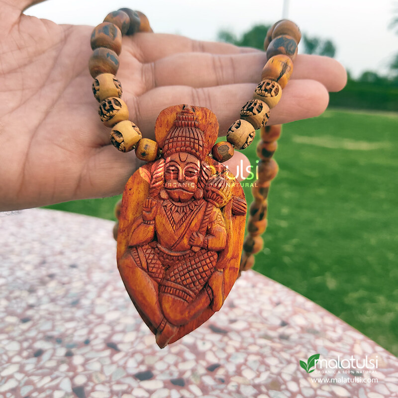 Jai Shri Hanuman Baba Tulsi Locket Mala