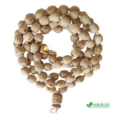 ISKCON 108+1 Fine Beads Tulsi Japa Mala with Radha Guru Bead