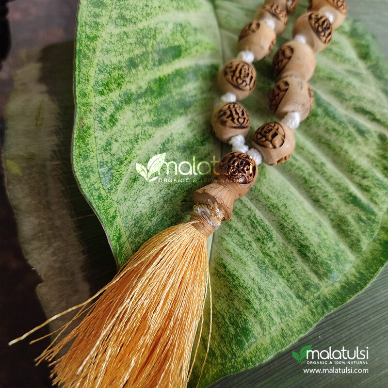 27+1 Radha Beads Japa Mala with Krishna Guru Bead